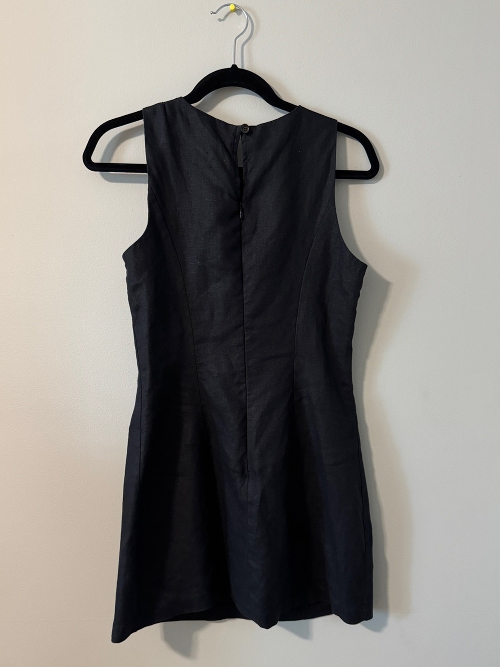 Reformation Citron Linen Dress Black Size 4 EUC - Picture 9 of 9